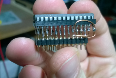 DIL adapter - 64kbit to 16kbit chip converter